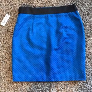 Worthington Prince Blue Jacquard skirt